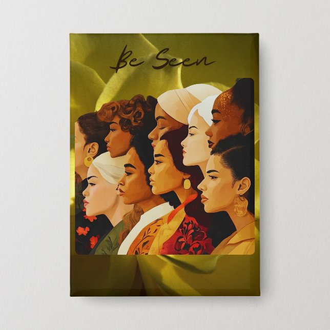 Badge Mois de l'histoire des femmes (Recto)