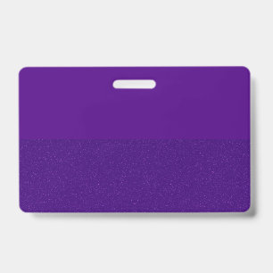 Badge moitié inférieure à paillettes violettes – P
