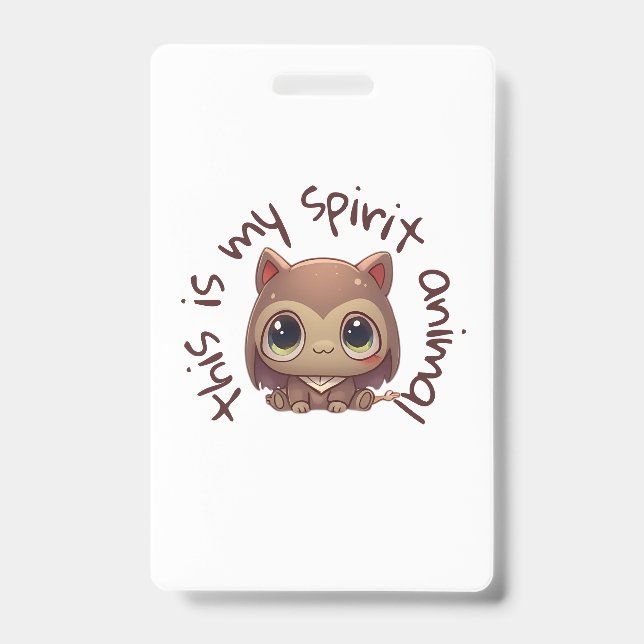 Badge Mon animal spirituel  (Avant)