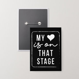 Badge Mon Coeur Est Sur Cette Scène Danse Maman Vintage 