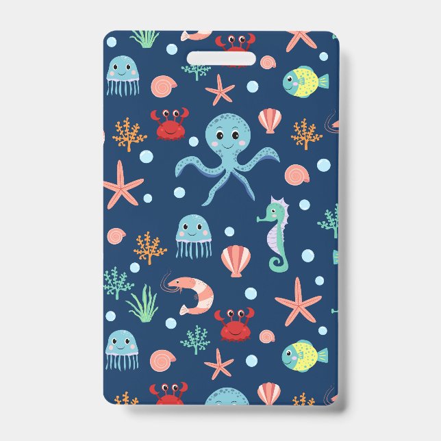 Badge Monde marin (Front)