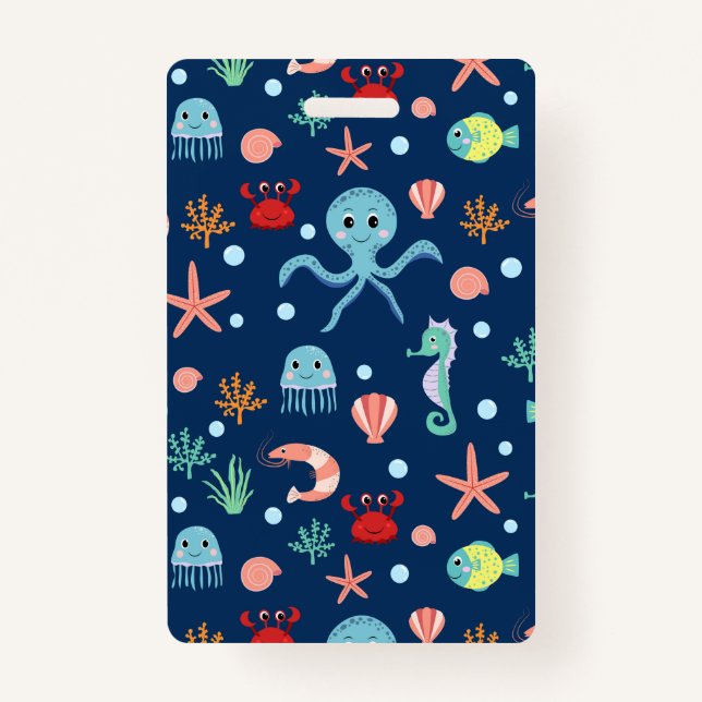 Badge Monde marin (Devant)