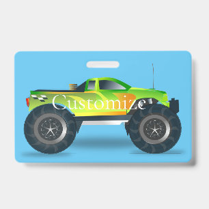 Badge Monster Truck Thunder_Cove