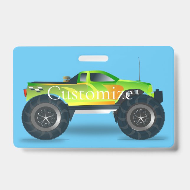 Badge Monster Truck Thunder_Cove (Avant)