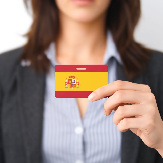 Badge Montrez vos couleurs - Espagne (Présenté)