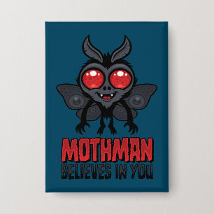 Badge Mothman Motivant Croit En Vous