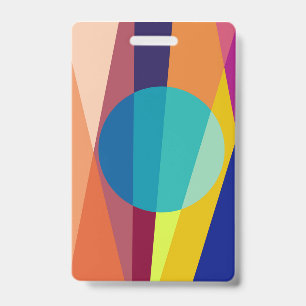 Badge motif Bauhaus