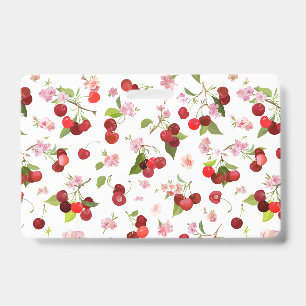 Badge Motif Cerise 1