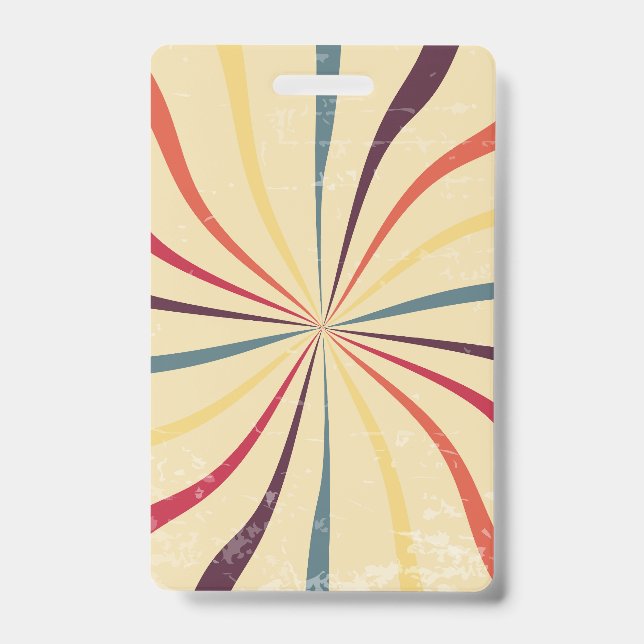 Badge motif de bande couleur (Avant)