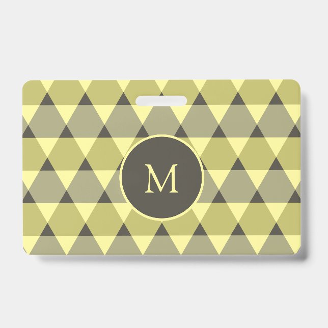Badge Motif triangles (Avant)
