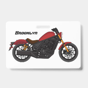 Badge Moto de style cruiser cool