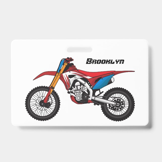 Badge Moto de terre moto (Avant)