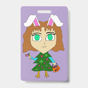 Badge Multi Vacances Chibi