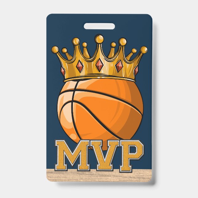 Badge MVP de basket-ball (Face)