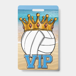 Badge MVP de volley-ball de plage