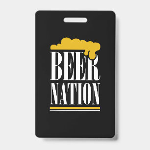 Badge Nation de la Bière