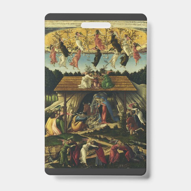 Badge Nativité mystique par Sandro Botticelli (Avant)