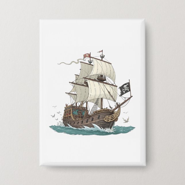 Badge Navire Pirate (Recto)