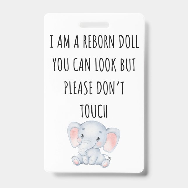 Badge Ne touchez pas à nouveau le siège de voiture de po (Avant)