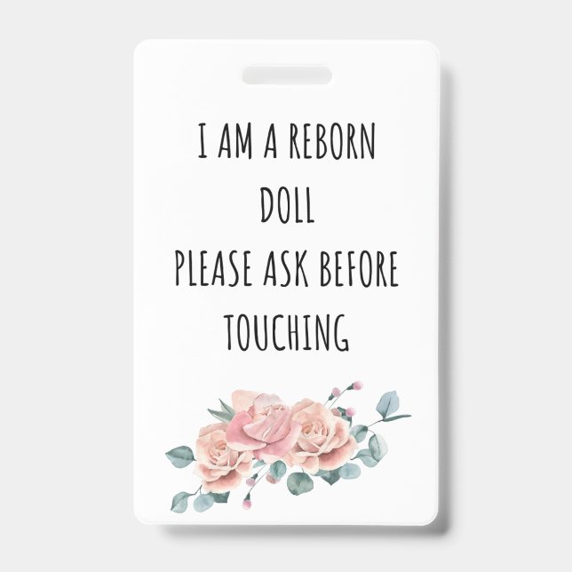 Badge Ne touchez pas à nouveau le siège de voiture de po (Avant)