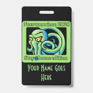 Badge Nécro 2020 à la maison / Glyph nécro au dos