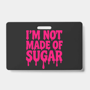 Badge Neon Rose Dégoulinant (Noir) – Personnalisab