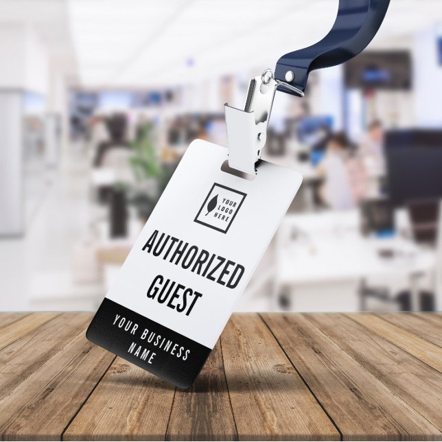 Badge Nettoyer Ajouter votre logo Office Visiteur (Créateur téléchargé)