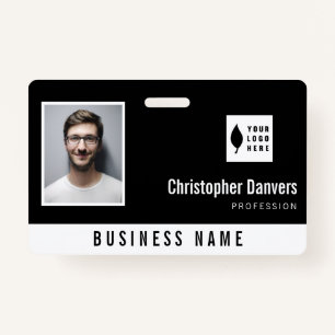 Badge Nettoyer le noir blanc Ajouter votre employé du bu
