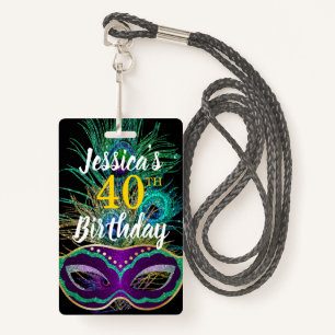 Badge New Orleans Mardi Gras Anniversaire Acheter Boire 