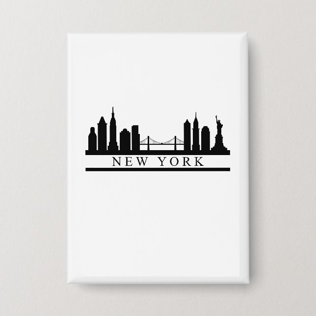 Badge New York Skyline (Recto)