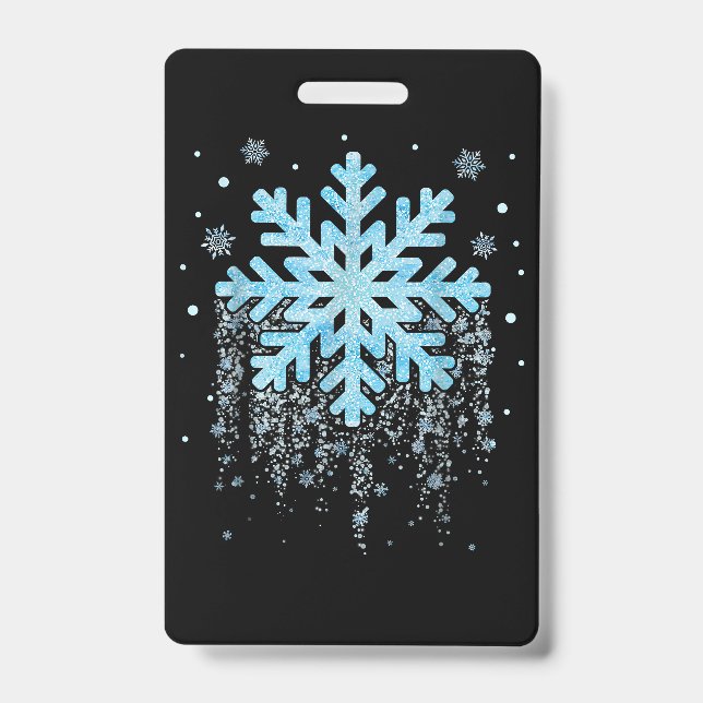 Badge Noël hivernal (Avant)