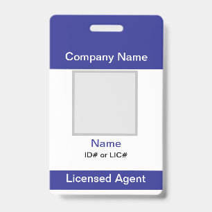 Badge Nom Assurance De Base ou Immobilier