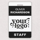 Nom de l'employé Étiquette Logo d'entreprise perso
