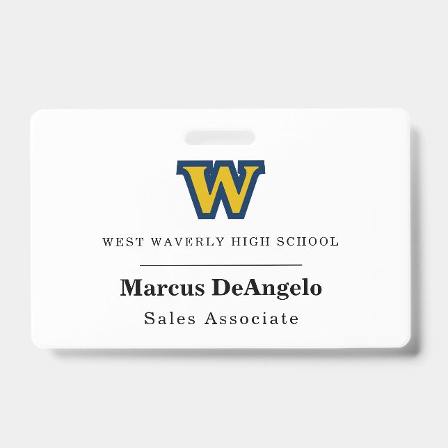 Badge Nom de l'événement de réunion d'affaires Balise /  (Avant)