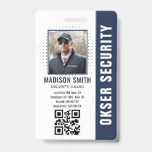 Badge Nom et photo customisés Carte d'identité de sécu