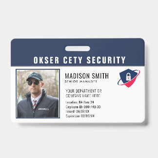 Badge Nom et photo customisés | Carte d'identité de sécu