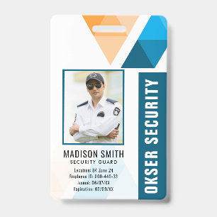 Badge Nom et photo customisés   Carte d'identité de sécu