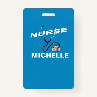 Badge Nom personnalisé Infirmière