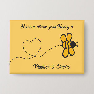 Badge Nom personnalisé Love Bee