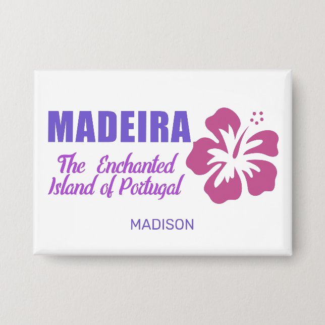 Badge Nom personnalisé Madeira (Recto)