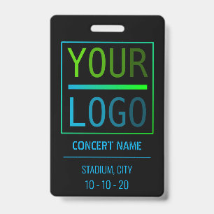 Badge Nom personnalisé passe d'accès tout accès concert