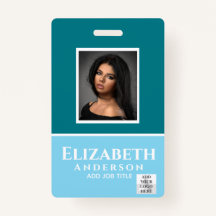 Nom photo couleur de l'employé QR numérisation cod