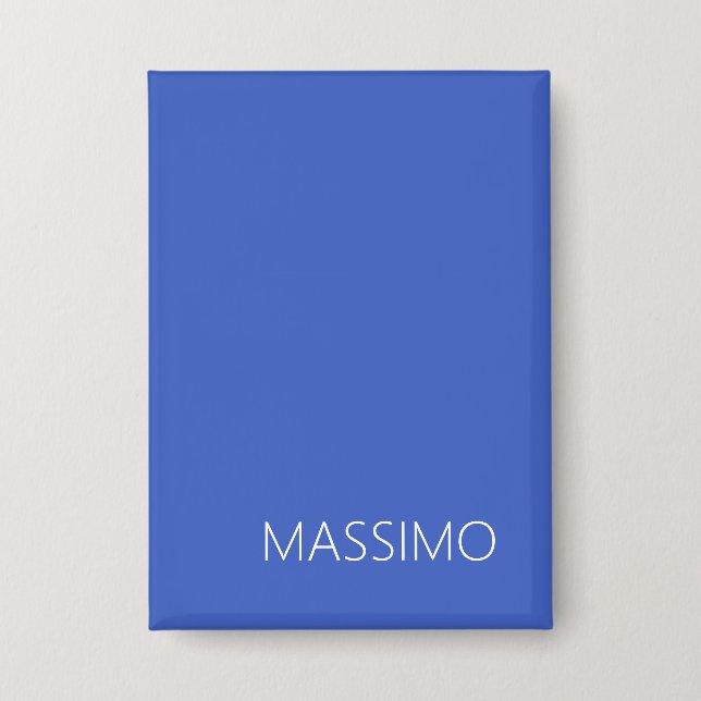 Badge Nom Professionnel Minimaliste Moderne Tendance (Recto)