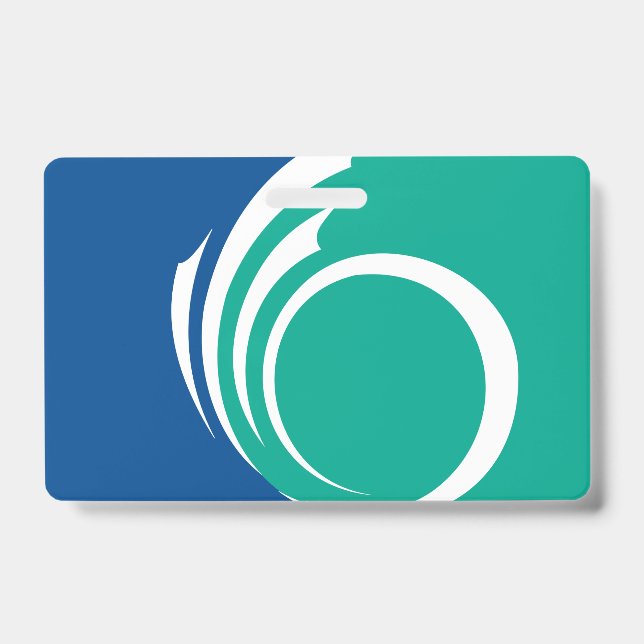 Badge nominatif avec drapeau d'Ottawa, Canada (Avant)