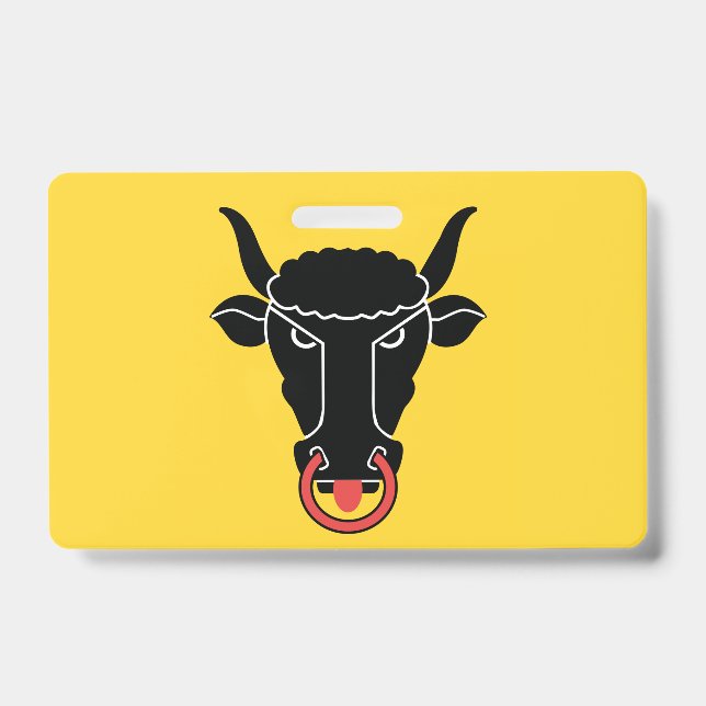 Badge nominatif avec drapeau du canton d'Uri, Suis (Avant)