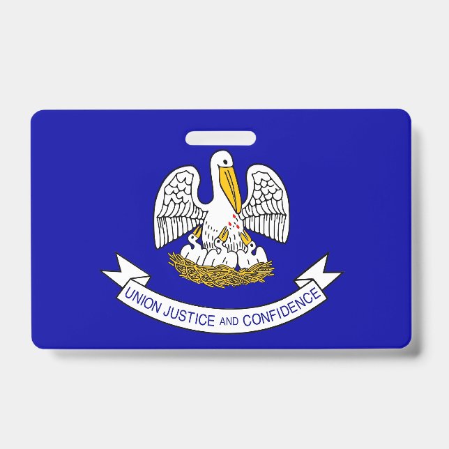 Badge nominatif avec le drapeau de l'État de Louis (Avant)