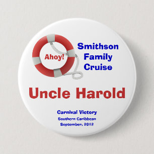 Badge nominatif de coutume de croisière d'anneau