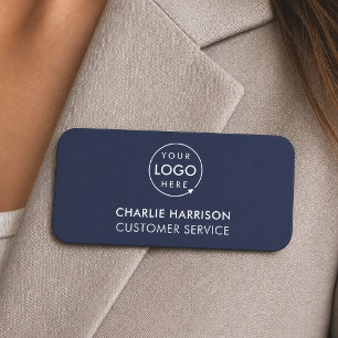 Badge nominatif Logo personnalisé magnétique Nav