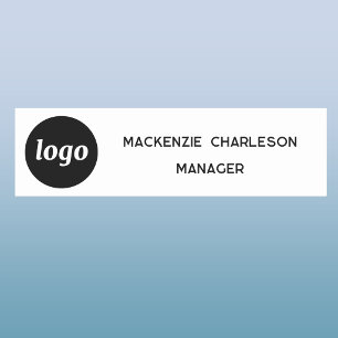 Badge nominatif magnétique ou à épingler pour empl