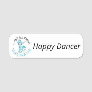 Badge nominatif personnalisable "La vie est une da